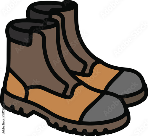 Safety boots icon