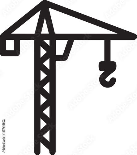 tower crane icon