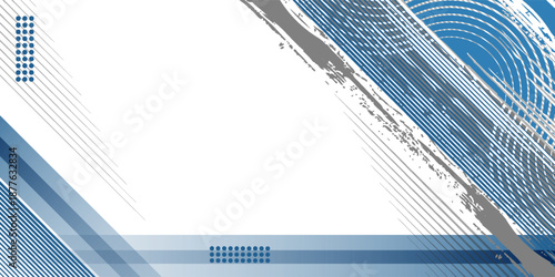 Blue abstract background with white color. Abstract blue background with square shapes. Modern Simple Blue Grey Abstract Background Presentation Design