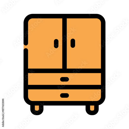 Cabinet icon design template