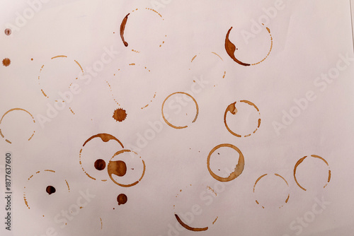 Abstract coffee stain rings...