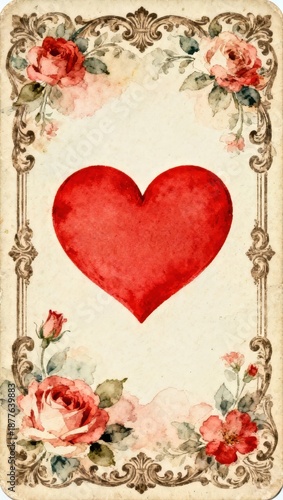 Vintage Valentine's Day card, 