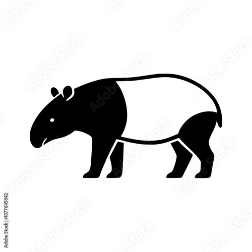 tapir vector illustration