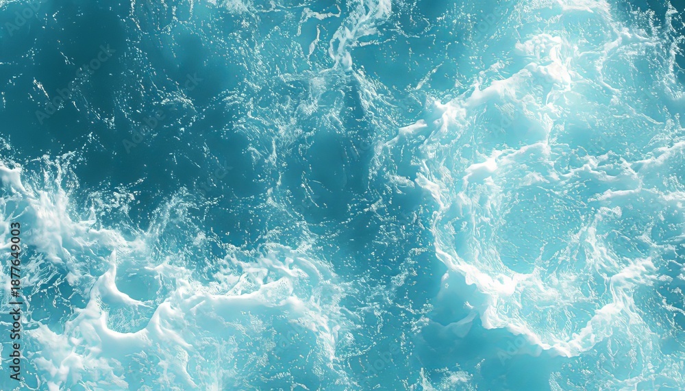 Obraz premium Stunning and Serene Deep Blue Ocean Surface Texture for Marine Adventure and Travel Experience