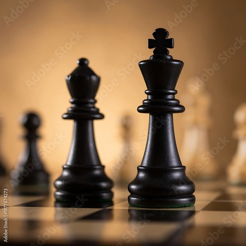 chess pieces on a chessboard