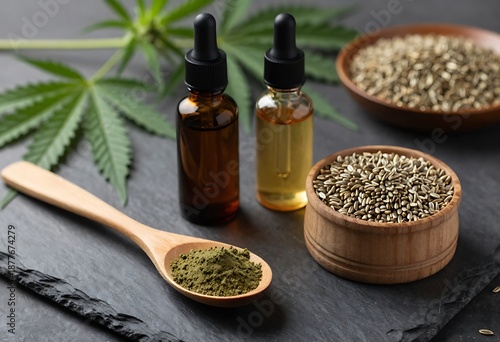 various kinds of spices on wooden spoons