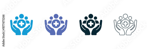 Public Health Icon Set Vector Pack Featuring Diverse Medical, Safety, and Wellness Symbols for Healthcare and Education