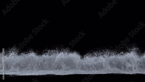 High-quality cinematic water splash footage with realistic liquid motion and dynamic droplets. Perfect for visual effects compositing, product advertisements, slow-motion effects, motion graphics