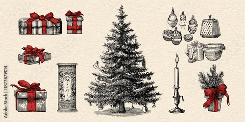Christmas theme background picture
