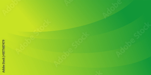 Abstract green banner background with modern graphic design style, dynamic flowing curve shapes and smooth wave elements. Creative geometric pattern background template for business presentation