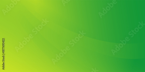Abstract green banner background with modern graphic design style, dynamic flowing curve shapes and smooth wave elements. Creative geometric pattern background template for business presentation