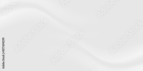 Dot white gray wave light technology texture background. Abstract big data digital concept.