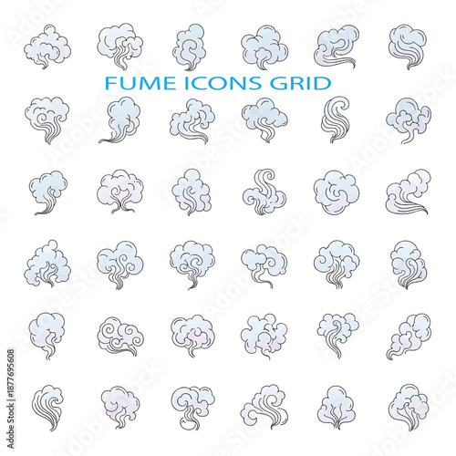 Colorful Smoke and Fume Effects with Abstract Flow