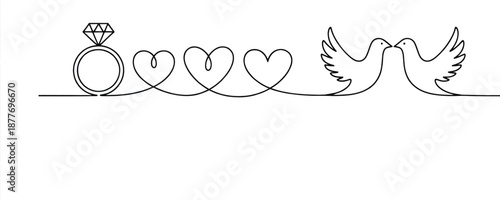 Luxury Gold Diamond Wedding and Engagement Rings Icon Set on Black Background Symbolizing Marriage, Love, Proposal, and Jewelry Design