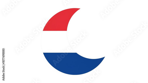 Free Download Red and Blue Abstract Logo Design Element on White Background - GFXLoad