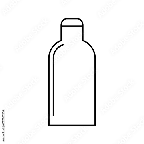bottle icon on white background
