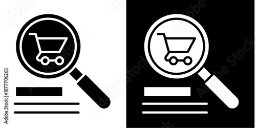 Find  Icon Set White Glyph Style Collection