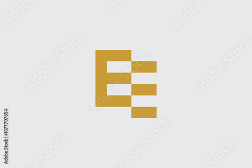 letter ee logo icon vector design with modern minimalist style and professional branding concept.