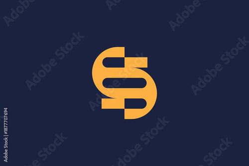 letter ss logo icon vector design with modern minimalist style and professional branding concept.