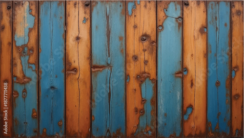 Old wooden background. Weathered old wooden surface. Old wood planks background. Wood texture.