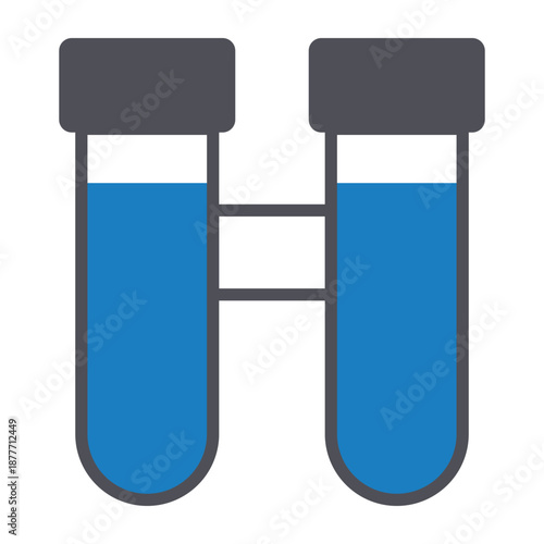 Test Tube Vector Icon which can easily modify or edit