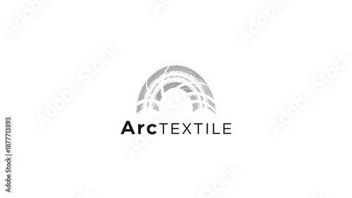 ArcTILE logo design element on white.