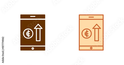 Money Up Icon Design