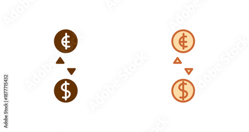 Currency Exchange Icon Design