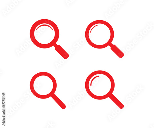 Search Icon Set for Find, Explore and UI Interface Design