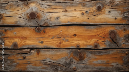 Old wooden background. Weathered old wooden surface. Old wood planks background. Wood texture.