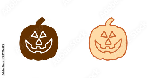 Jack-O-Lantern Icon Design
