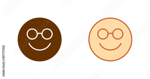 Nerd Face Icon Design