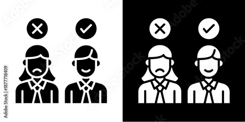 Requirement  Icon Set White Style Collection