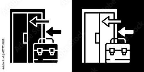 Dismiss  Icon Set White Style Collection