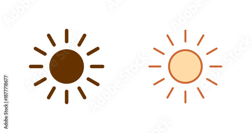 Sun Icon Design