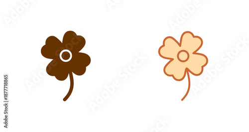 Four Leaf Clover Icon Design