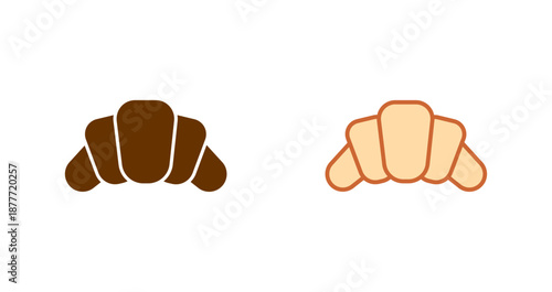 Croissant Icon Design