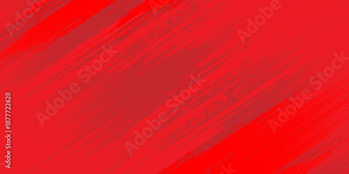 Dots halftone red u0026 color pattern gradient grunge texture background. Dots pop art comics sport style vector illustration