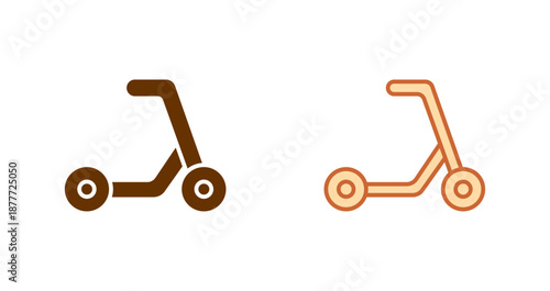 Kick Scooter Icon Design