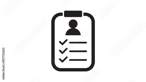 Checklist Clipboard Vector Illustration For Business And Organization Concept On Transparent Background