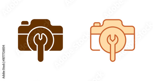 Camera Maintenance Icon Design