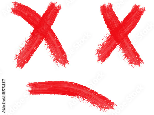 Colorful crayon emoji faces in doodle style. Hand drawn cartoon emoticons with different moods and feelings.