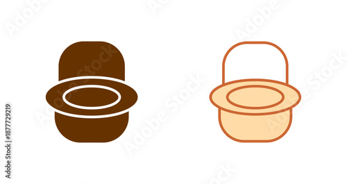 Potty Training Icon Design