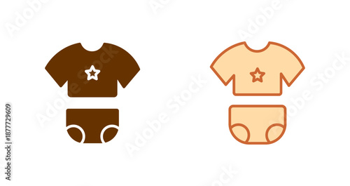 Baby Clothes Icon Design