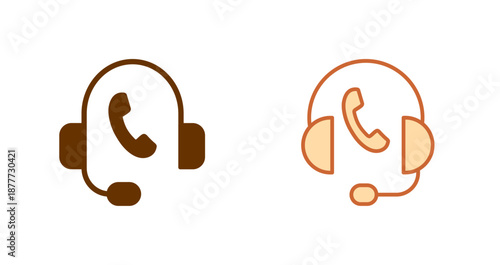 Support Hotline Icon Design