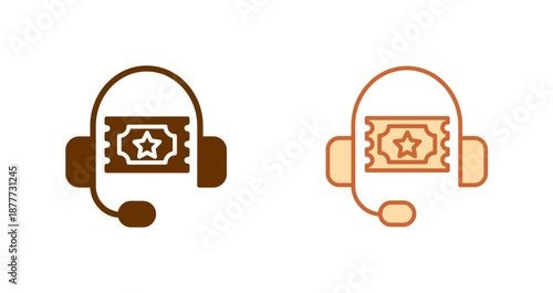 Support Ticket Icon Design