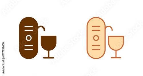 Wine Aerator Icon Design