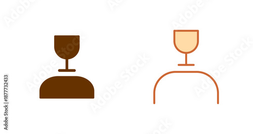 Wine Snob Icon Design