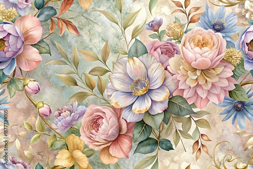 vintage floral background
