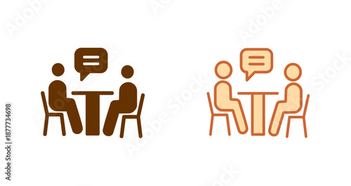 News Interview Icon Design